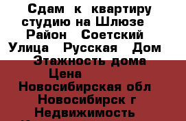 Сдам 2к. квартиру-студию на Шлюзе. › Район ­ Соетский › Улица ­ Русская › Дом ­ 11 › Этажность дома ­ 9 › Цена ­ 14 000 - Новосибирская обл., Новосибирск г. Недвижимость » Квартиры аренда   . Новосибирская обл.,Новосибирск г.